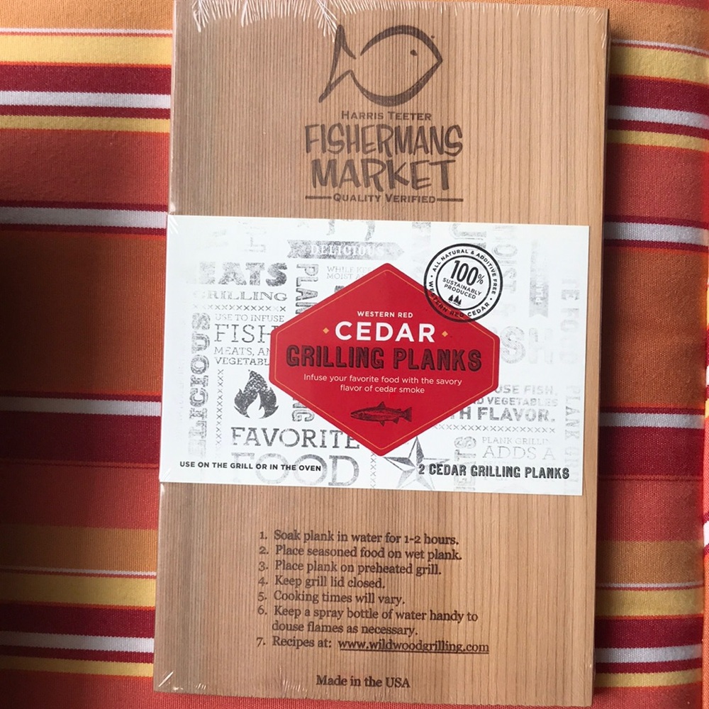 Harris Teeter:  2 cedar grilling planks